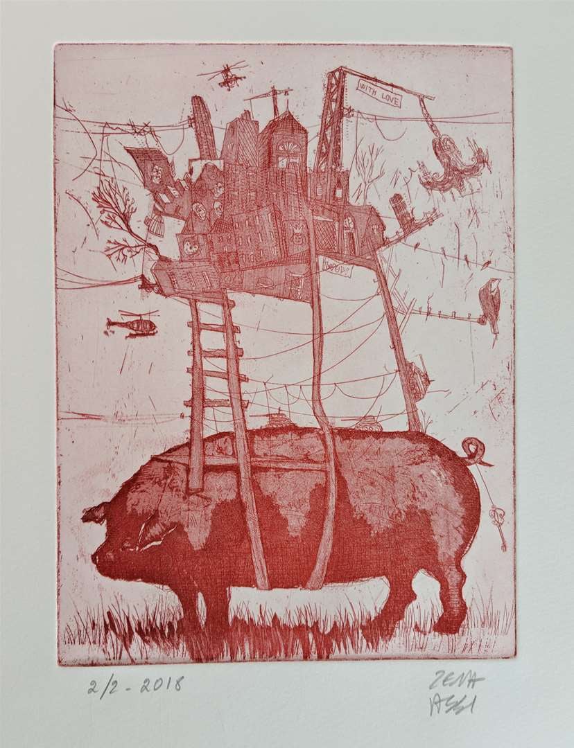 my-city-on-a-pig-in-pink-etching-aquatint_98